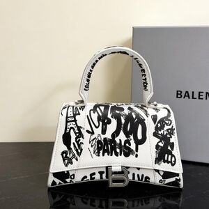 Balenciaga Hourglass XS Graffiti Handbag